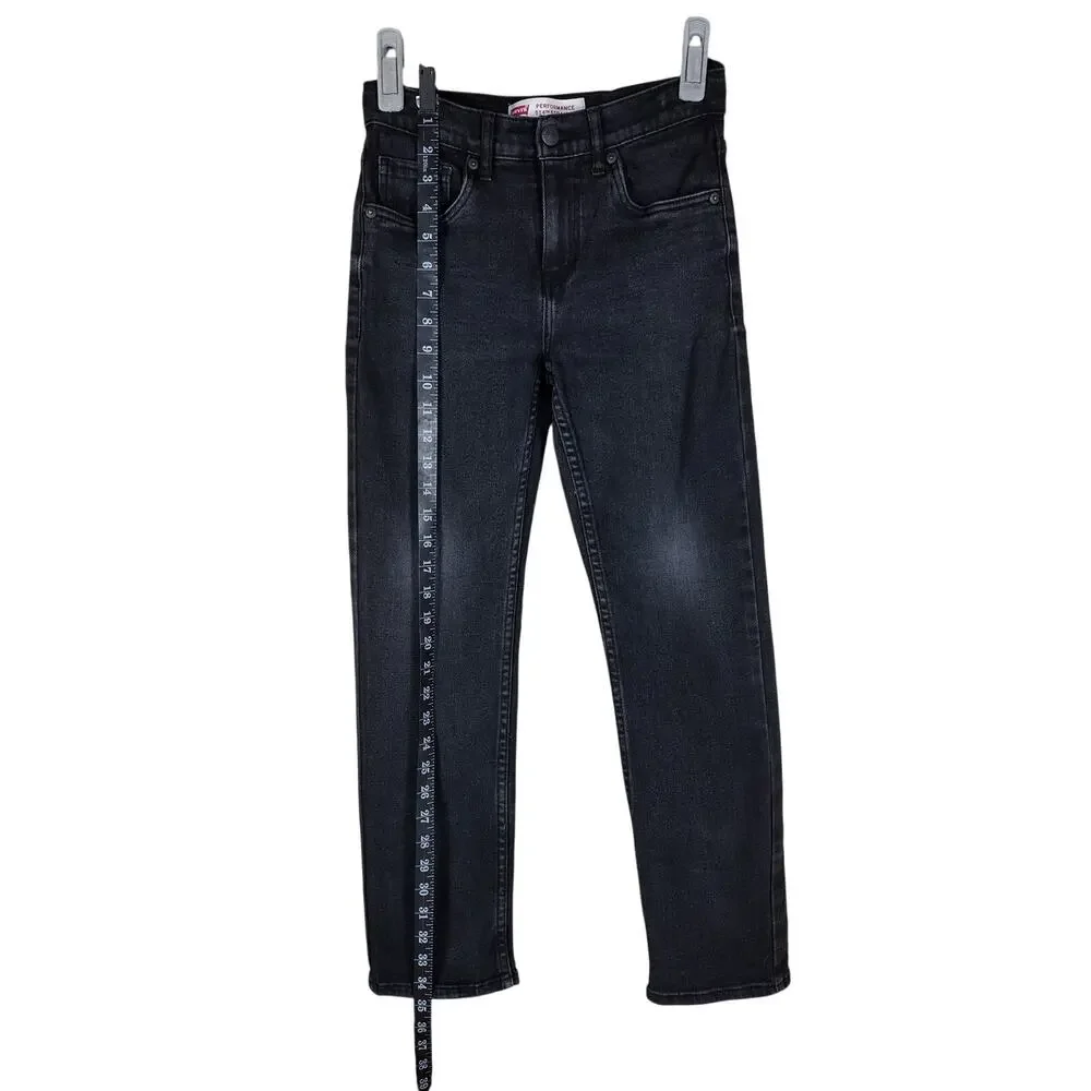 Levi’s 514 Jeans Men’s 26x27 Black Performance Straight Fit Denim Casual